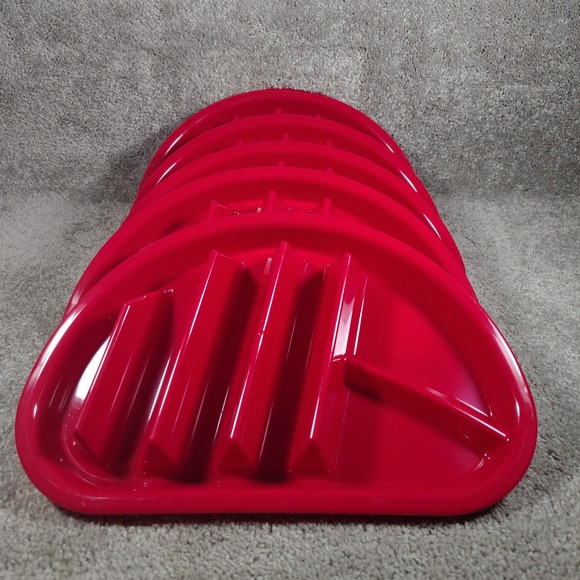 Arrow Home Products Other - Arrow Fiesta Taco Plate Red 4 Piece Set Divided Serving Trays Southwestern OS